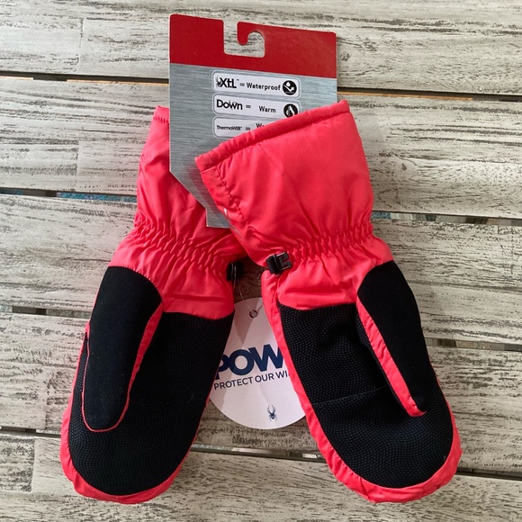 New - Spyder Candy Down Mittens (S) - Picture 5 of 7